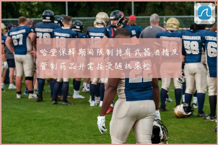 哈登保释期间限制持有武器酒精及管制药品并需接受随机尿检